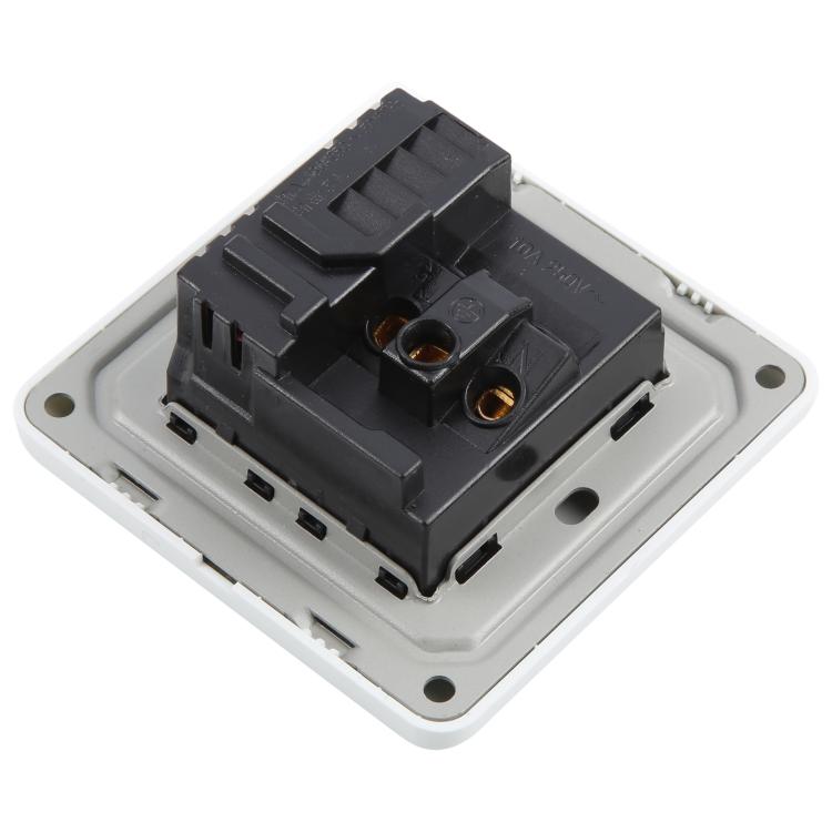 Toma de pared estándar universal con 2 puertos USB