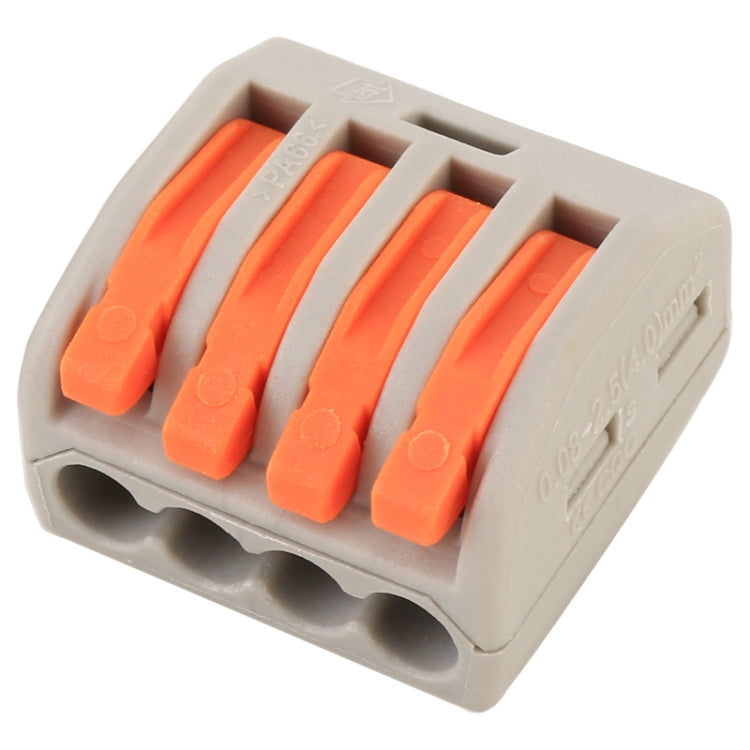 Conector de cableado arquitectónico serie PCT de 4 puertos, 10 Uds., distribuidor de Conductor de lámpara LED, caja de conexiones, junta de cable, 4 Port