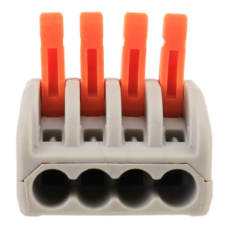 Conector de cableado arquitectónico serie PCT de 4 puertos, 10 Uds., distribuidor de Conductor de lámpara LED, caja de conexiones, junta de cable, 4 Port