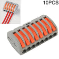 10 Uds. Conector de cableado arquitectónico serie PCT de 8 puertos distribuidor de Conductor de lámpara LED caja de conexiones junta de cable, 8 Port