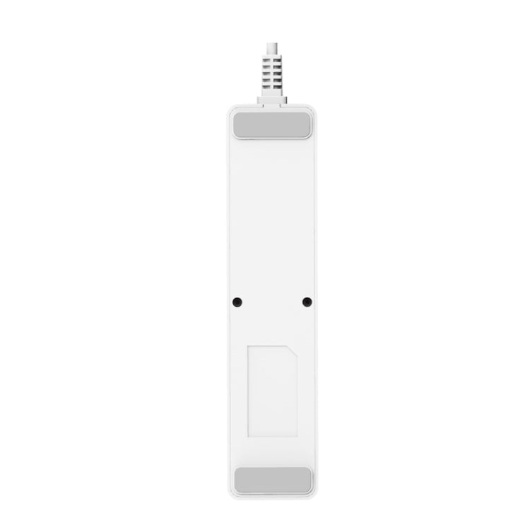 C198B 2 puertos USB + 3 enchufes estadounidenses WiFi enchufe de alimentación inteligente, Compatible con Alexa y Google Home, CA 110V-240V, enchufe estadounidense, Black, White