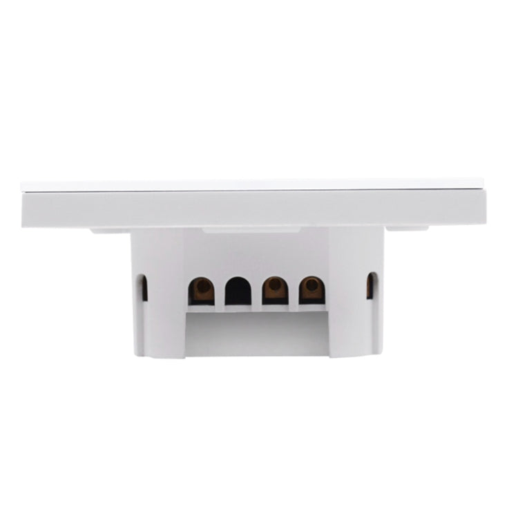 WS-EU-01 Aplicación EWeLink y control táctil 2A Interruptor de pared inteligente con panel de vidrio templado de 1 unidad, CA 90 V-250 V, enchufe de la UE, 1 Gang