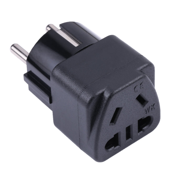 Adaptador de corriente universal portátil de cinco orificios WK a enchufe de la UE, WK to EU, WK to UK