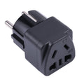 Adaptador de corriente universal portátil de cinco orificios WK a enchufe de la UE, WK to EU, WK to UK