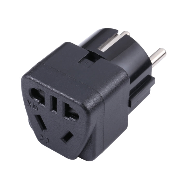 Adaptador de corriente universal portátil de cinco orificios WK a enchufe de la UE, WK to EU, WK to UK