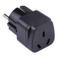 Adaptador de corriente portátil de tres orificios AU a Reino Unido, AU to EU, AU to UK