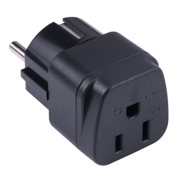 Adaptador de corriente portátil de tres orificios para enchufe de EE. UU. a Reino Unido, US to EU, US to UK