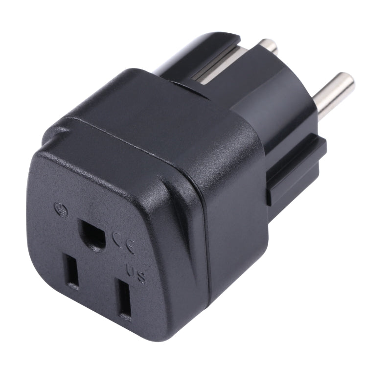 Adaptador de corriente portátil de tres orificios para enchufe de EE. UU. a Reino Unido, US to EU, US to UK
