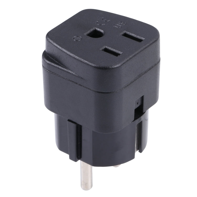 Adaptador de corriente portátil de tres orificios para enchufe de EE. UU. a Reino Unido, US to EU, US to UK