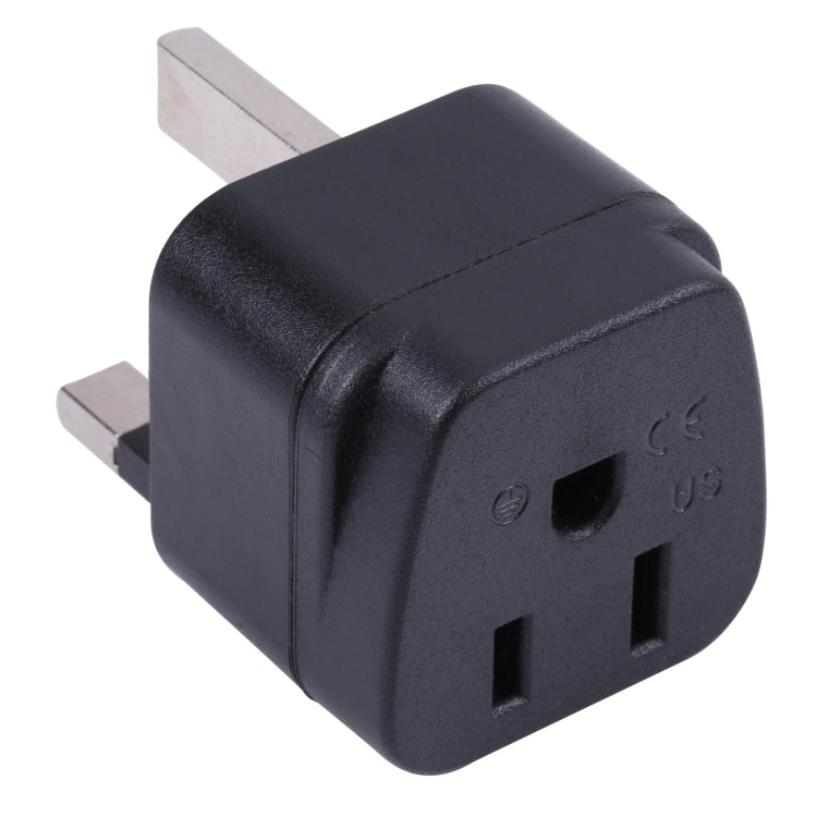 Adaptador de corriente portátil de tres orificios para enchufe de EE. UU. a Reino Unido, US to EU, US to UK