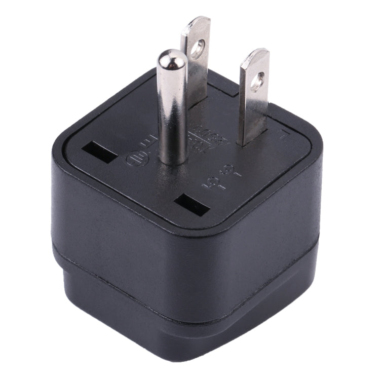 Adaptador de corriente portátil para enchufe de tres clavijas de Reino Unido a EE. UU. y México, UK to US