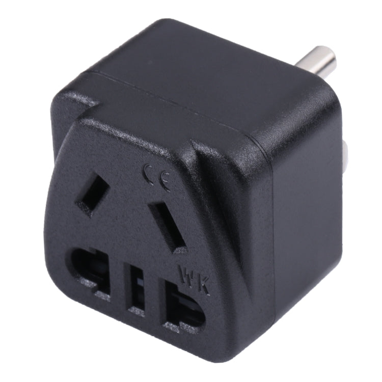 Adaptador de corriente universal portátil de cinco orificios WK a AU de tres clavijas, WK to US, WK to AU