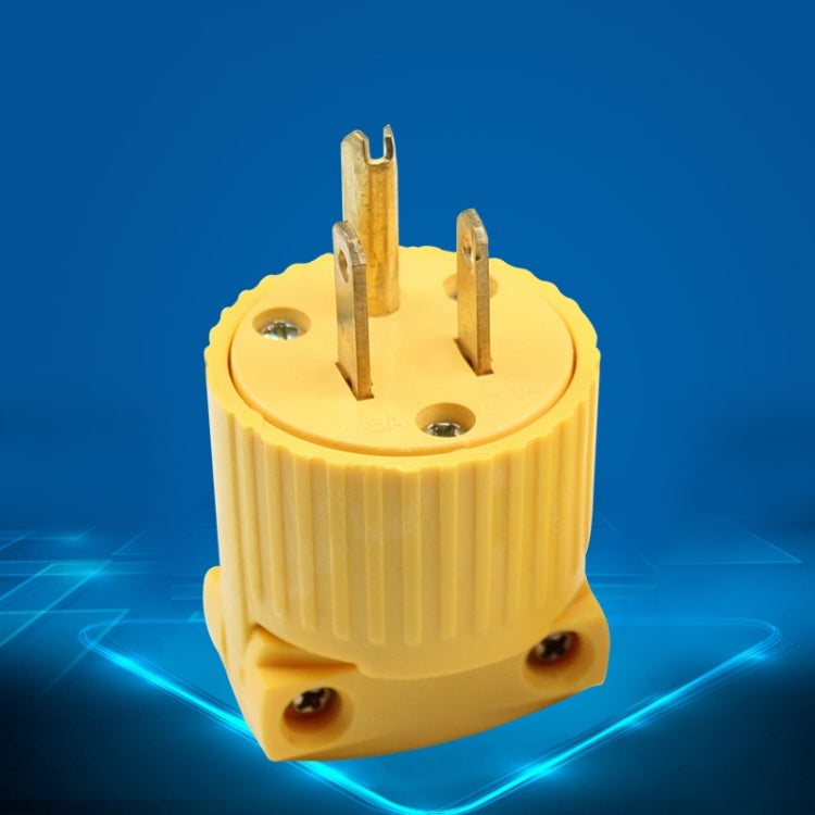 Adaptador de corriente tripolar desmontable del adaptador de enchufe 15A de 5-15P 125V, enchufe de EE. UU.