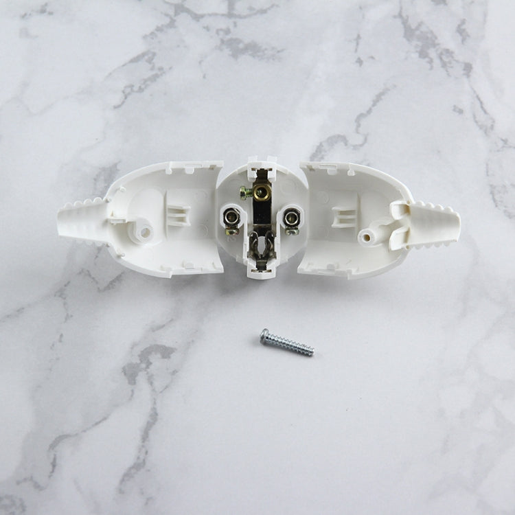 Enchufe tripolar de cableado lateral, enchufe UE