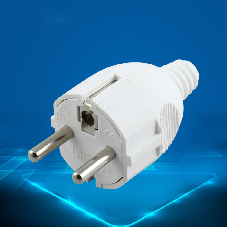 Enchufe tripolar de cableado lateral, enchufe UE