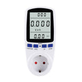 AC 230V 50Hz Max 16A Pantalla LCD Medidor de energía Watt Volt Voltaje Analizador de potencia Monitor de electricidad automático Analizador de potencia, enchufe de la UE, AC 230V EU Plug