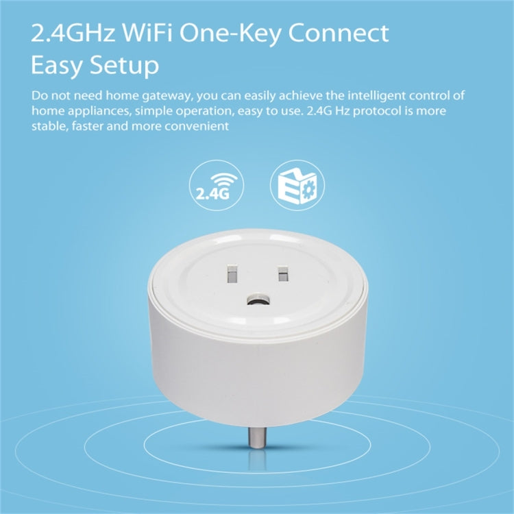 Enchufe de alimentación inteligente NEO NAS-WR06W WiFi US, con dispositivo de Control remoto, encendido/apagado a través de la aplicación y función de sincronización, NAS-WR06W