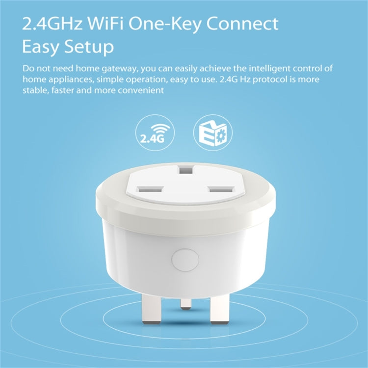 Enchufe inteligente NEO NAS-WR03W WiFi UK, con dispositivo de control remoto, encendido/apagado mediante aplicación y función de sincronización, NAS-WR03W