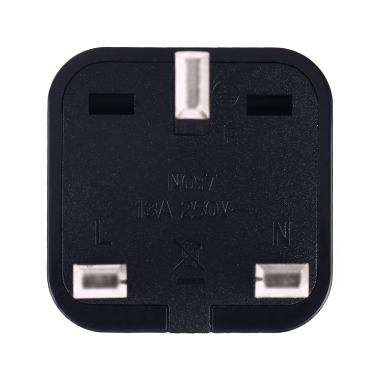 Enchufe universal portátil al cargador de viaje del adaptador de corriente del enchufe del Reino Unido, UK Plug