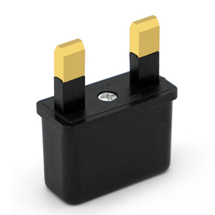 Adaptador de enchufe del Reino Unido a enchufe de EE. UU./UE, convertidor de viaje con toma de corriente