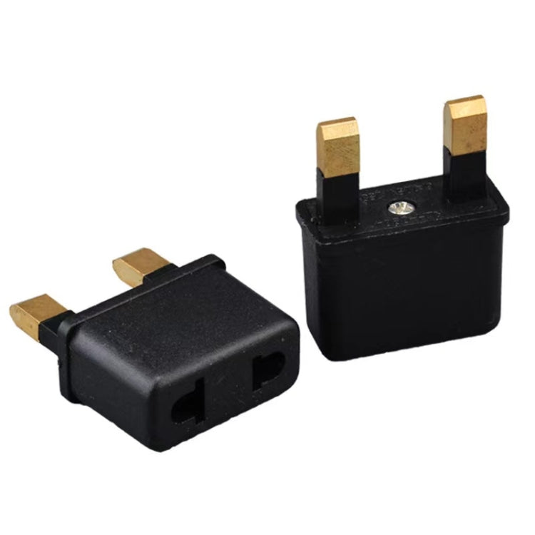 Adaptador de enchufe del Reino Unido a enchufe de EE. UU./UE, convertidor de viaje con toma de corriente