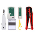 WLXY 4 en 1 Pelacables portátil, Detector de Línea alámbrica, Kits de herramientas de probador de Cable de red Ethernet, 4 in 1