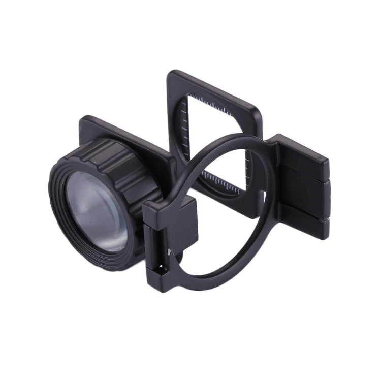 Lupa de montaje en mesa de escritorio con doble lente de metal plegable 10X, 20X
