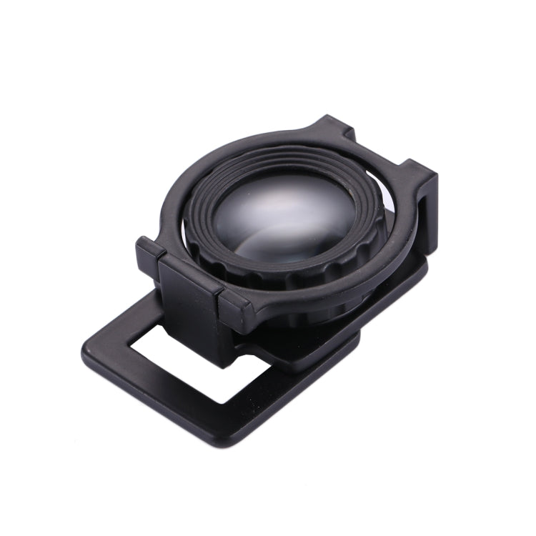 Lupa de montaje en mesa de escritorio con doble lente de metal plegable 10X, 20X