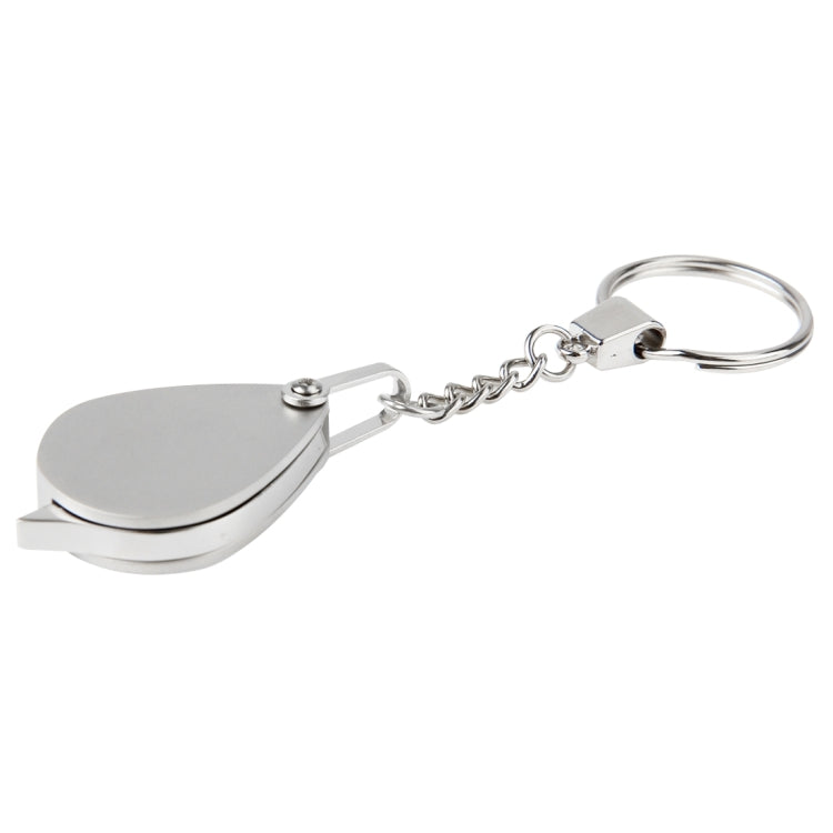 Lupa plegable portátil, joyería de Metal, lupa antigua, lupa, lente de cristal, llavero