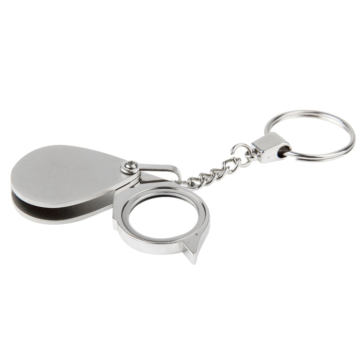 Lupa plegable portátil, joyería de Metal, lupa antigua, lupa, lente de cristal, llavero