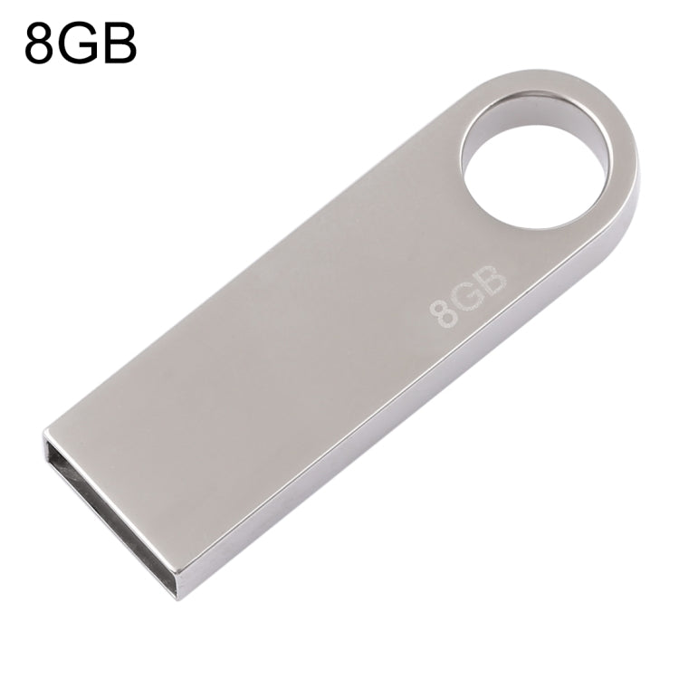 Disco flash metálico USB 2.0 de 8 GB, 8GB