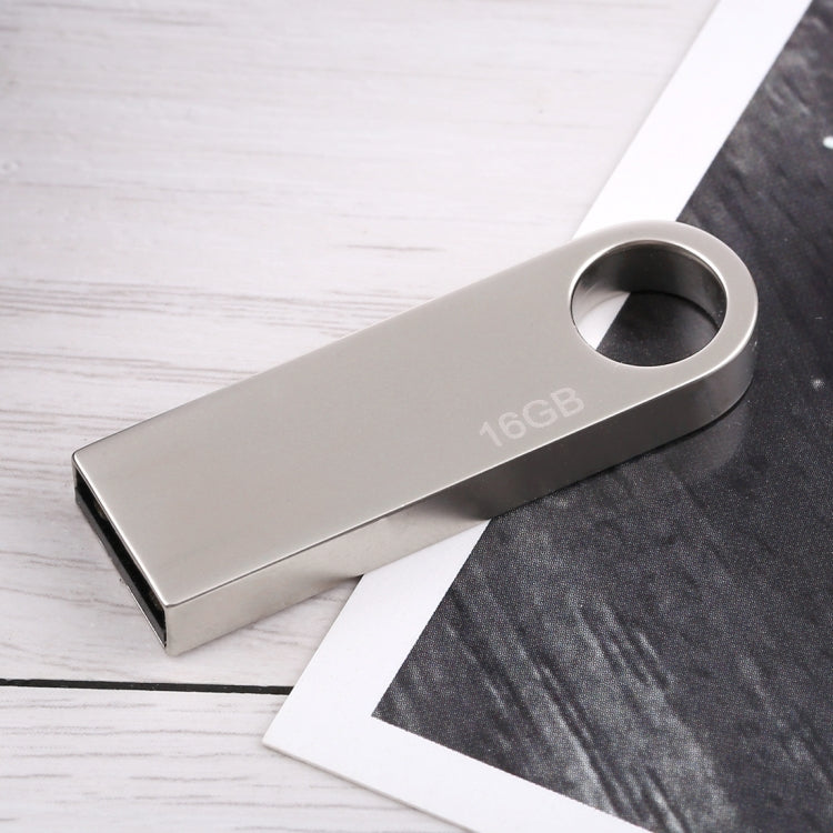 Disco flash metálico USB 2.0 de 16 GB, 16GB