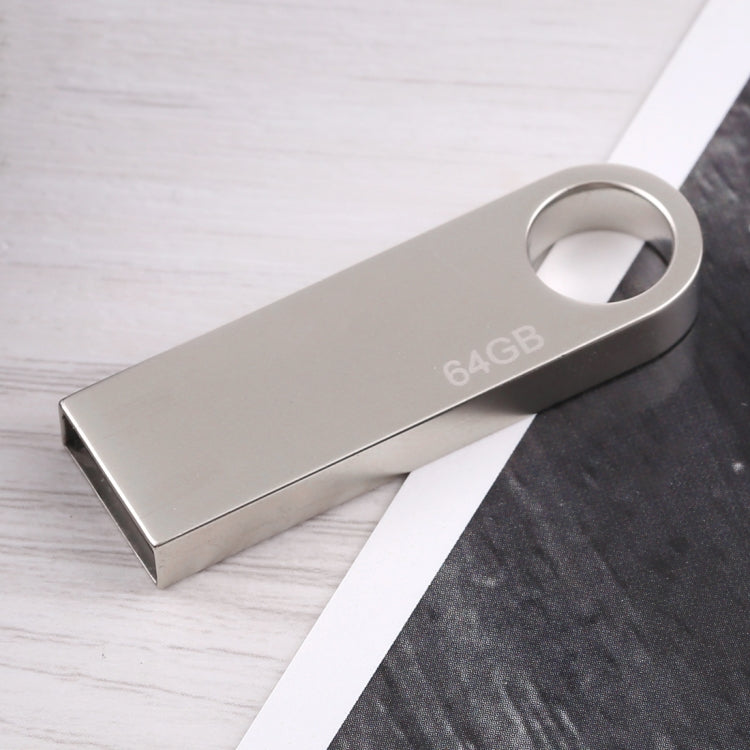 Disco flash metálico USB 2.0 de 64 GB, 64GB