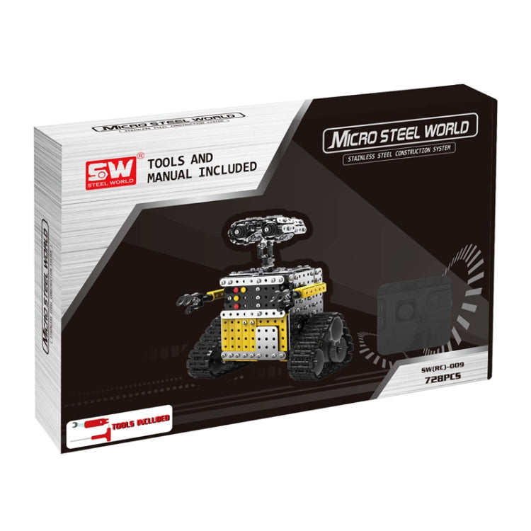 MoFun SW(RC)009 DIY ensamblaje de acero inoxidable Robot de Control remoto juguete de inteligencia interactivo, MoFun SW(RC)009
