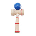 Kendama de juguete de habilidad de madera clásico con cuerda adicional, tamaño: 13,5 x 5,5 cm