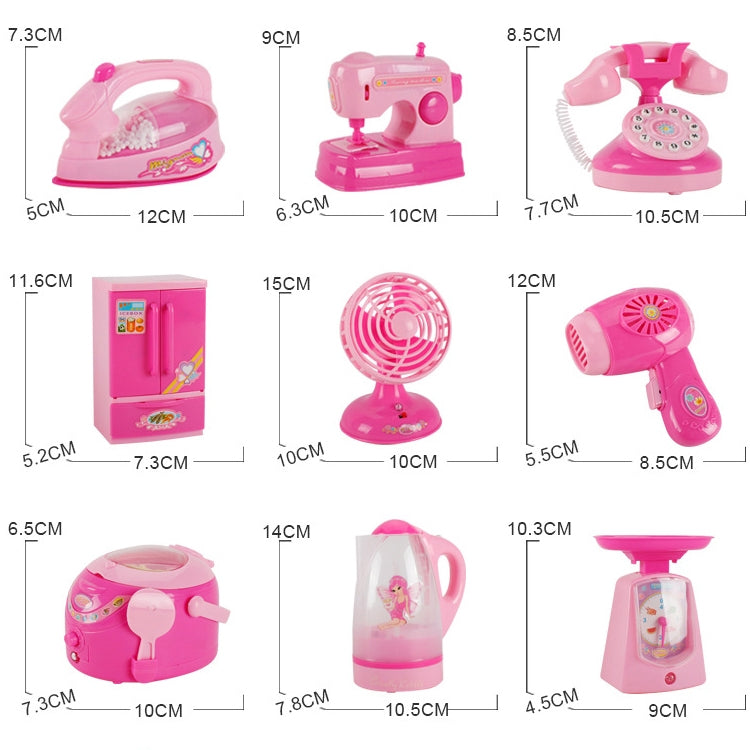 Mini báscula electrónica, juego de simulación para niños, aparatos de juguete, 3667