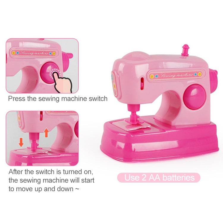 Mini máquina de coser, juego de simulación, electrodomésticos de juguete para niños, 3661
