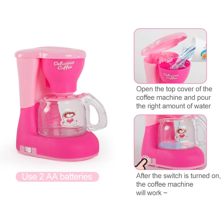 Mini cafetera, juego de simulación, electrodomésticos de juguete para niños, 3696