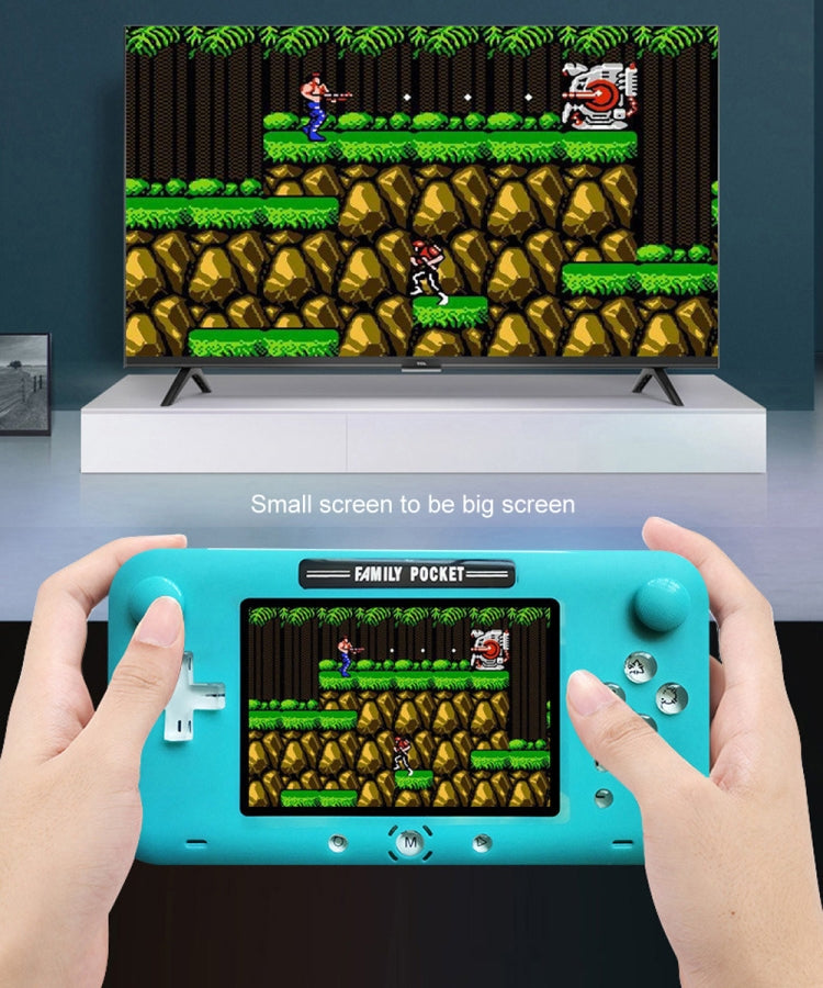 Consola de bolsillo RS-52FC PSP de 4,0 pulgadas, compatible con 208 juegos clásicos de NES