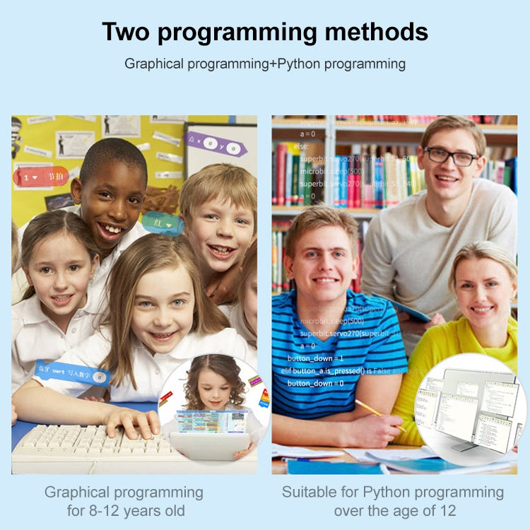 Yahboom 16 en 1 Building:bit Super Kit Kit de bloques de construcción programables Compatible con placa BBC Micro:bit V1.5/ V2, sin micro:bit, Super Kit