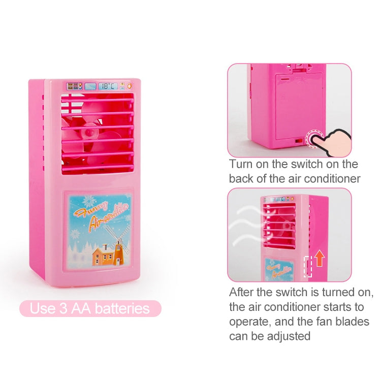 Mini aire acondicionado juego de simulación niños electrodomésticos juguetes, 3675