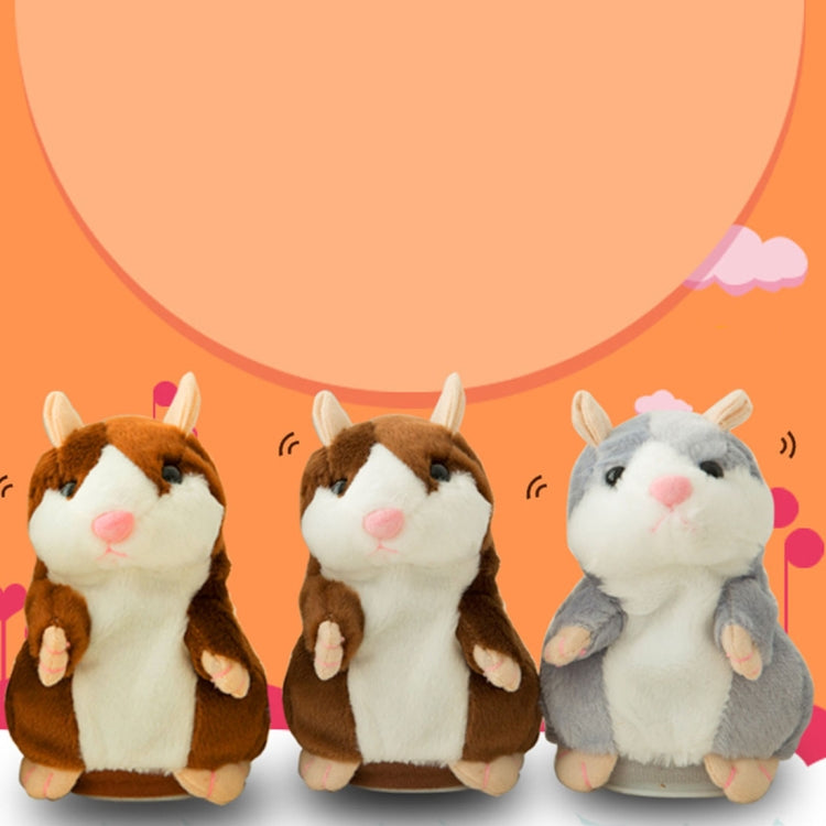Juguetes educativos Hámster de dibujos animados Lindo Conviértete en Voles de grabación de sonido Regalo de cumpleaños para niños, Entrega de colores aleatorios, Tamaño: 15 * 8 * 8 cm, Plush Toys