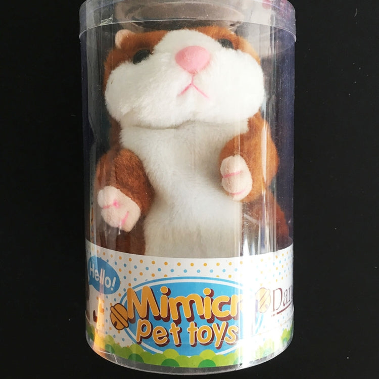 Juguetes educativos Hámster de dibujos animados Lindo Conviértete en Voles de grabación de sonido Regalo de cumpleaños para niños, Entrega de colores aleatorios, Tamaño: 15 * 8 * 8 cm, Plush Toys