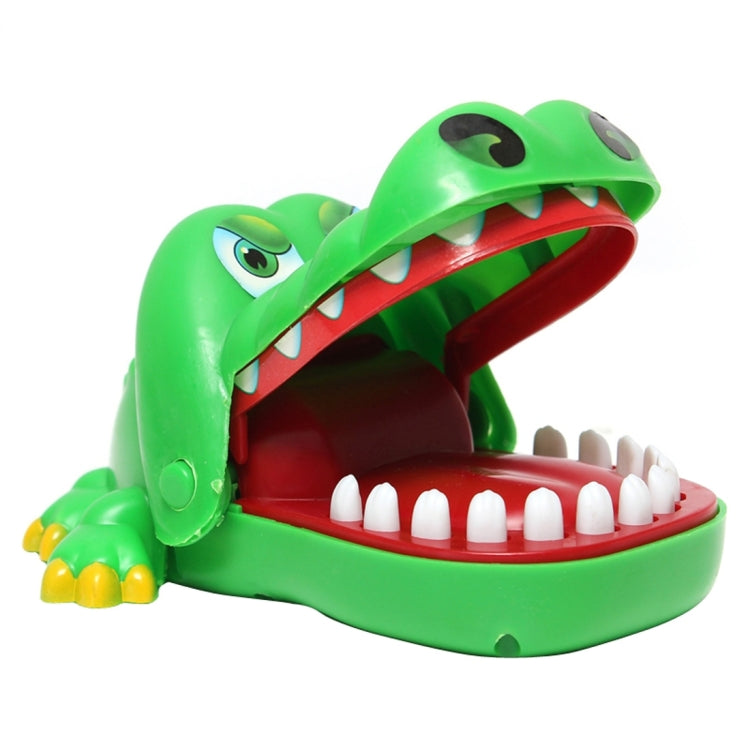 Cocodrilo loco empujando los dientes para morder el juguete, Crocodile Shape