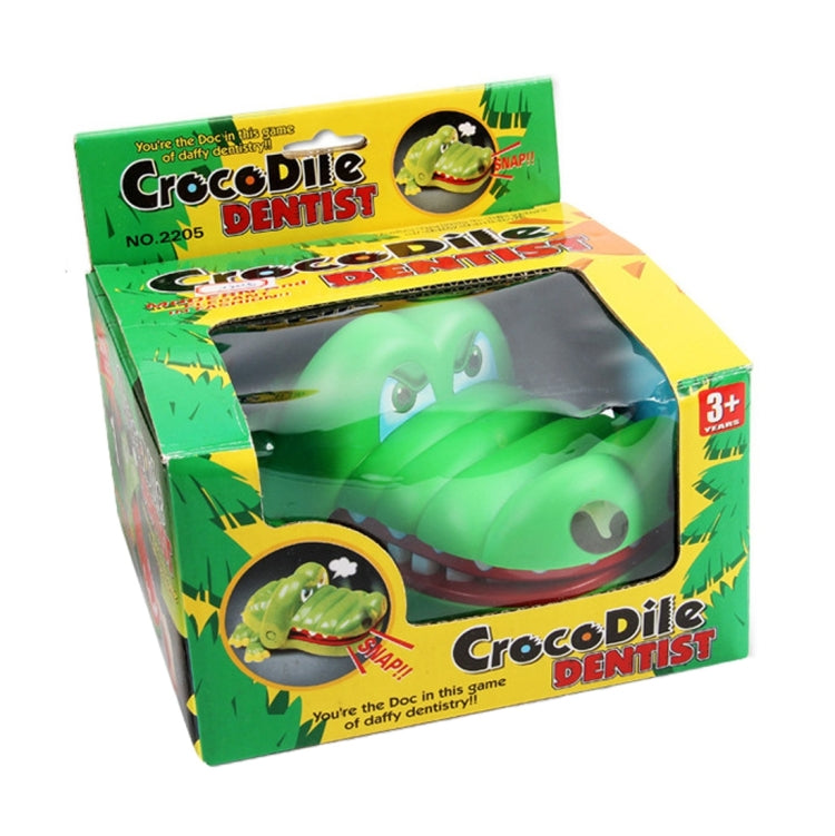 Cocodrilo loco empujando los dientes para morder el juguete, Crocodile Shape