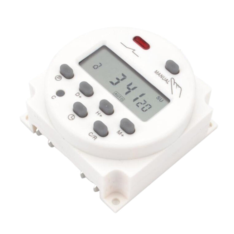 CN101A DC12V interruptor de tiempo de microordenador temporizador de potencia LCD Digital, DC12V
