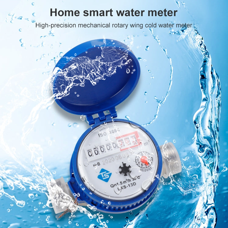 Medidor de agua fría de ala giratoria mecánica para el hogar TS-S300E medidor de agua combinado con pantalla Digital puntero de alta precisión
