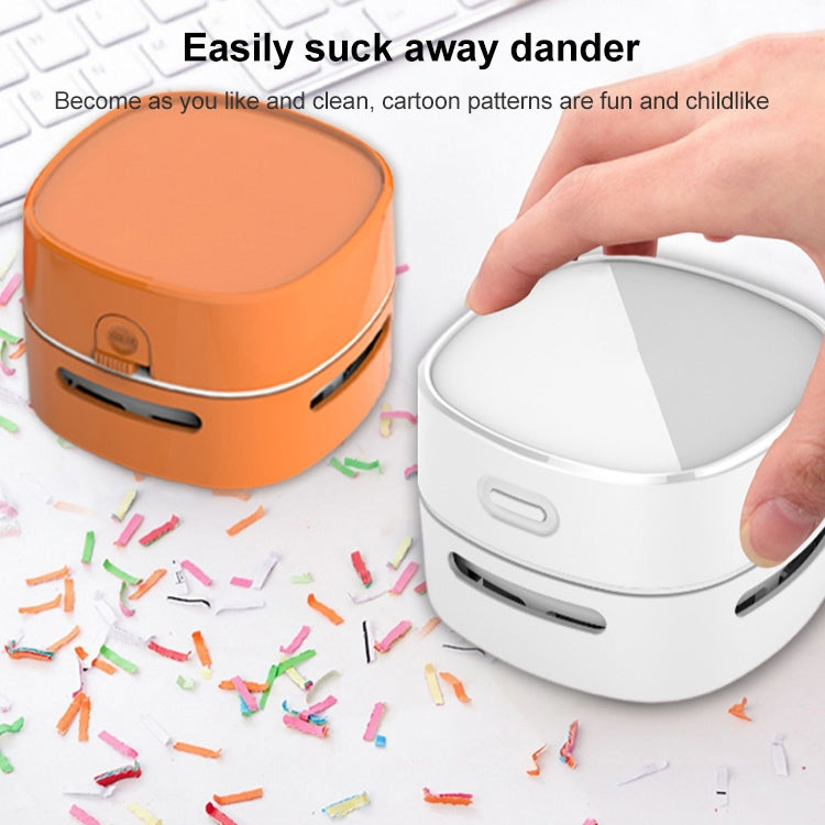 Aspirador de escritorio inalámbrico portátil de mano de estilo recargable de tapa dura de 4W mini, Hardcover Rechargeable Style
