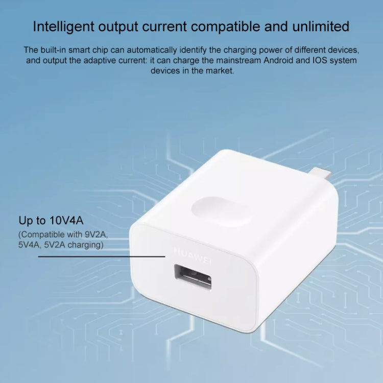 Cargador de pared original Huawei SuperCharge, versión de carga rápida máxima de 40 W