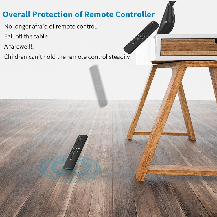 Cubierta de control remoto de silicona lavable con textura antideslizante para control remoto de Amazon Fire TV